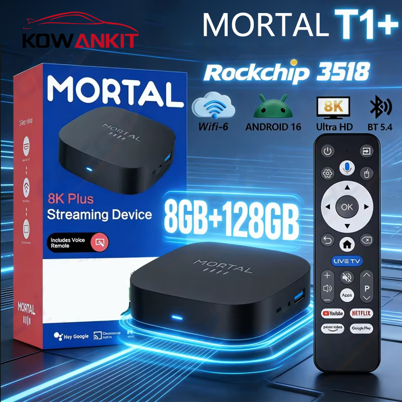 Boîtier TV Android 2026 T1+ Ro - Khadas Vim4 8Gb avis et prix