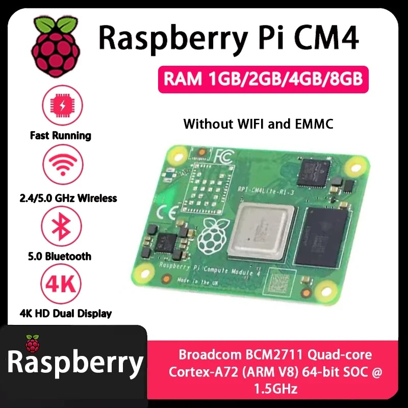 Raspberry Pi CM4 1 Go/2 Go/4 G - Raspberry Pi Compute Module 4 8Gb 32Gb avis et prix