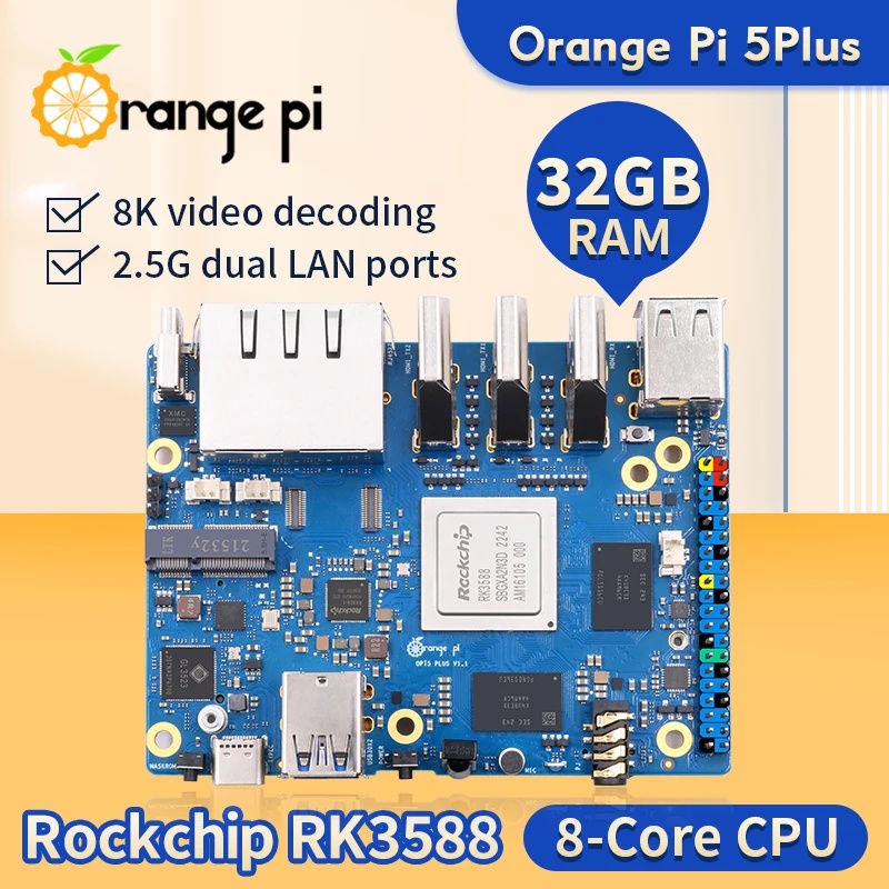 Orange Pi 5 Plus 4 8 16 32 Go  - Orange Pi 5 Plus 16Gb avis et prix