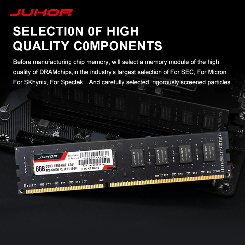 JUHOR DDR3 8 Go 1600 MHz Mémoi - Khadas Vim4 8Gb avis et prix